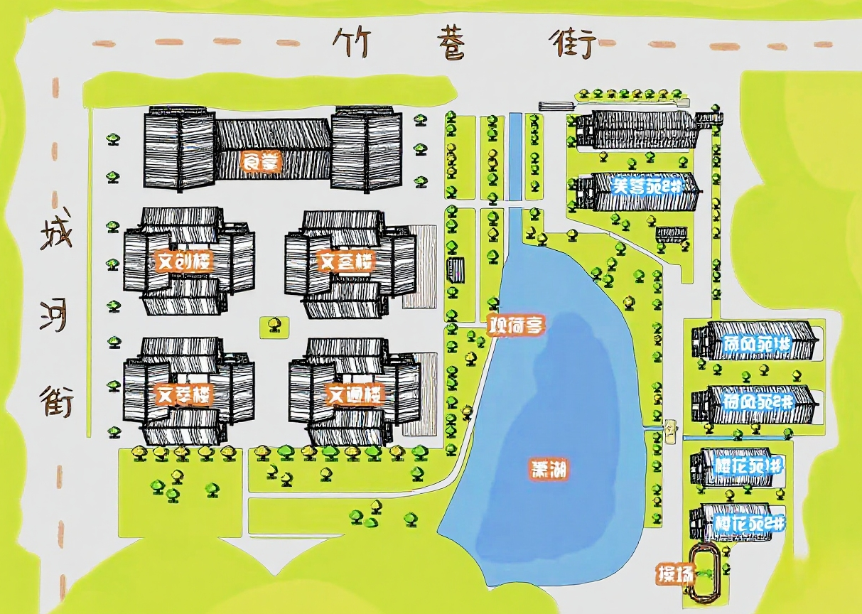 萧湖校区地图